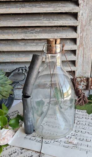 Ancien piege poisson verre - ancien, en